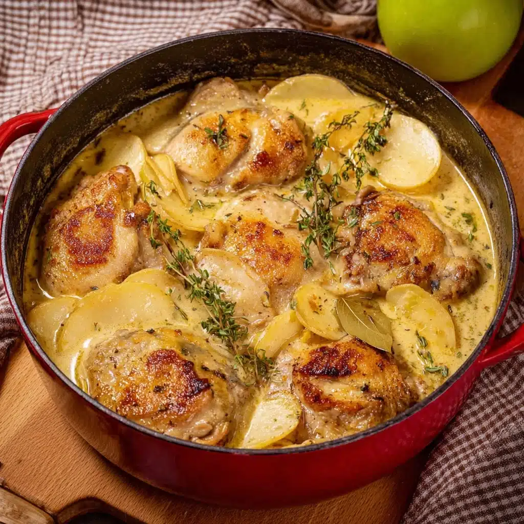 Normandy Chicken - French Apple Cider Chicken Recipe