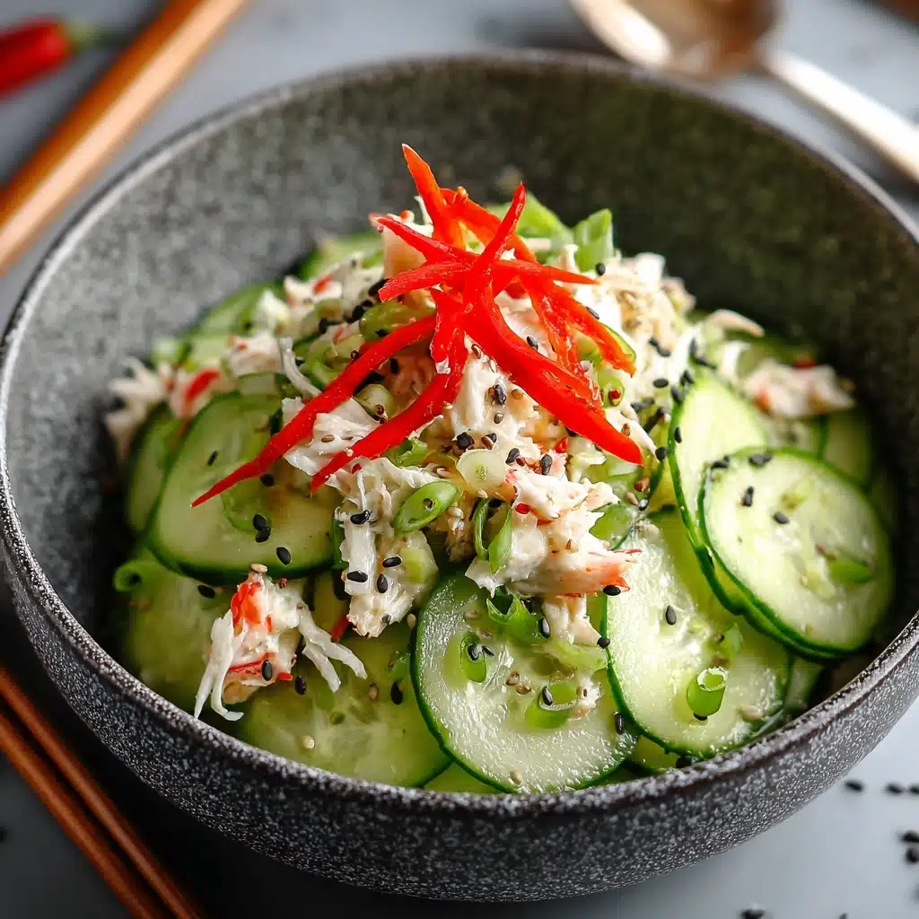 California Roll Cucumber Salad Recipe - Recipe Image