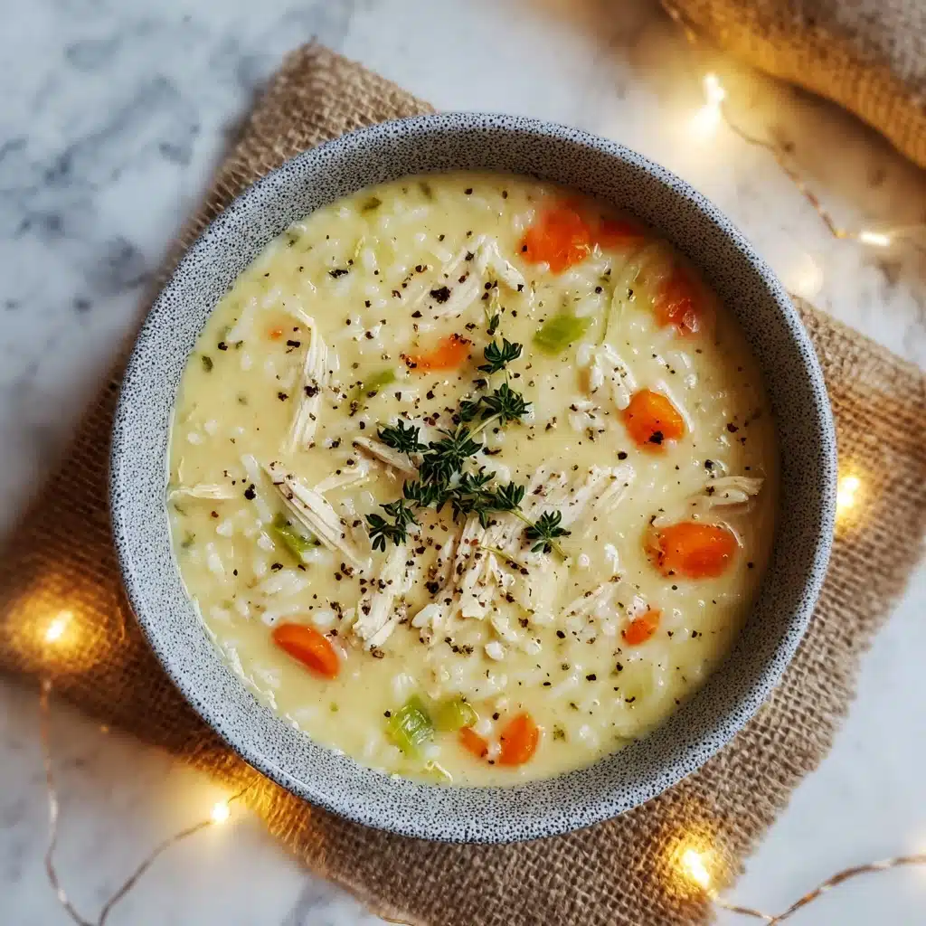 Creamy Chicken and Rice Soup  - Recipe Image