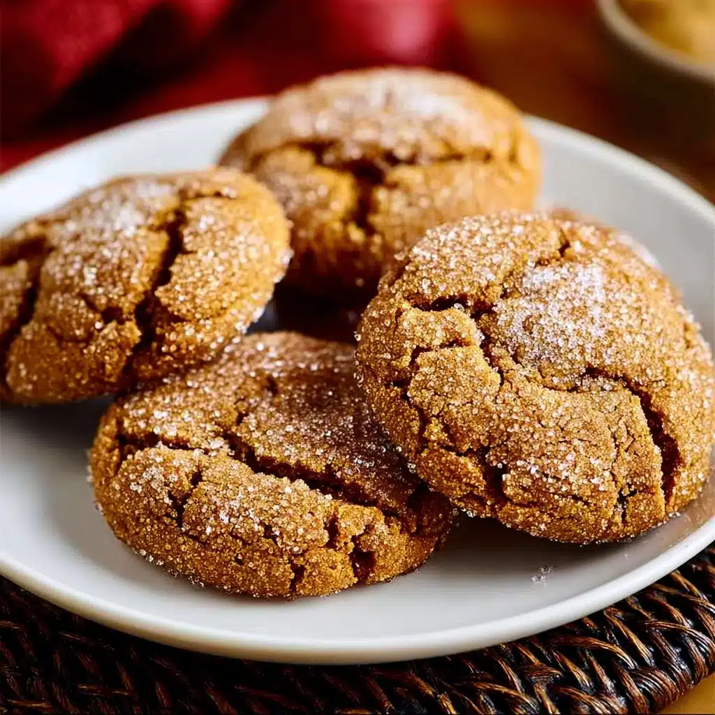 Soft Batch Apple Cider Gingersnap Cookies Recipe - Recipe Image
