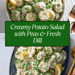 Creamy Potato Salad with Peas and Dill Recipe