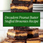 Peanut Butter Stuffed Brownies Recipe