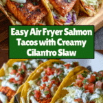 Air Fryer Salmon Tacos Recipe