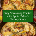 Normandy Chicken - French Apple Cider Chicken Recipe