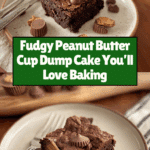 The Easiest, Fudgiest Peanut Butter Cup Dump Cake Ever! Recipe