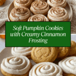 Soft Pumpkin Cookies with Cinnamon Frosting Recipe