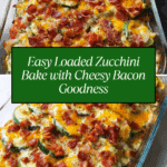 Easy Loaded Zucchini Bake Recipe for Cheesy Comfort Recipe