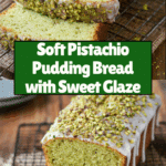 Pistachio Pudding Bread Recipe
