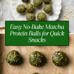 No-Bake Matcha Protein Balls Recipe