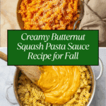 Butternut Squash Pasta Sauce Recipe