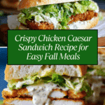Crispy Chicken Caesar Sandwich Recipe