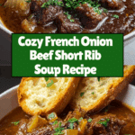 French Onion Beef Short Rib Soup Recipe