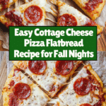 Cottage Cheese Pizza Flatbread Recipe