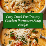 Crock Pot Creamy Chicken Parmesan Soup Recipe