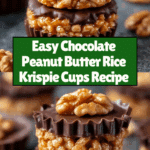 Chocolate Peanut Butter Rice Krispie Cups Recipe