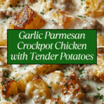 Garlic Parmesan Crockpot Chicken and Potatoes Recipe