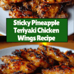 Sticky Pineapple-Teriyaki Chicken Wings in 3 Steps Recipe