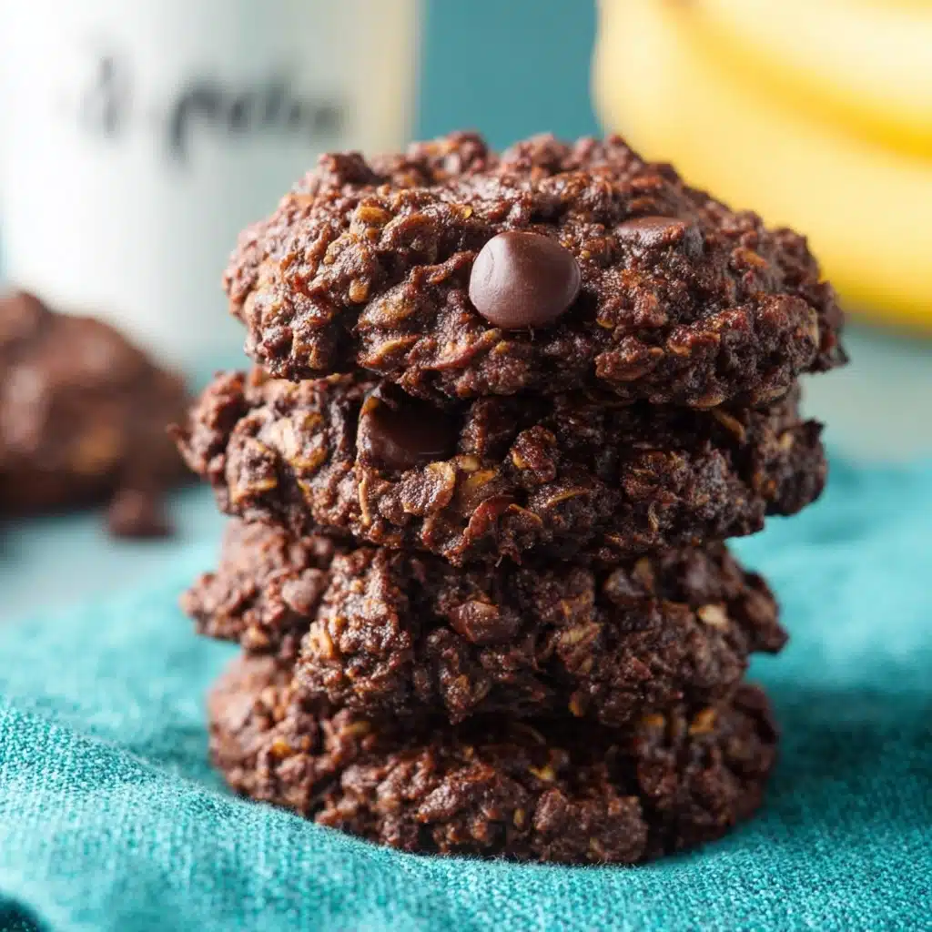 Healthy Chocolate Oatmeal Breakfast Cookies Recipe - Recipe Image