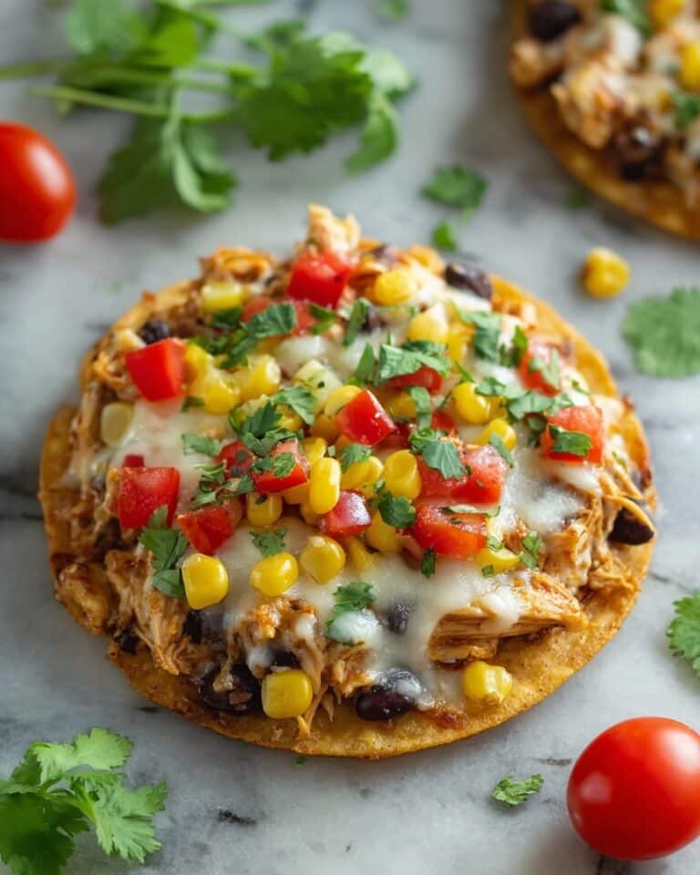Mexican Rotisserie Chicken Tostadas Recipe