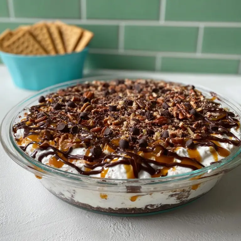 Turtle Cheesecake Dip Recipe