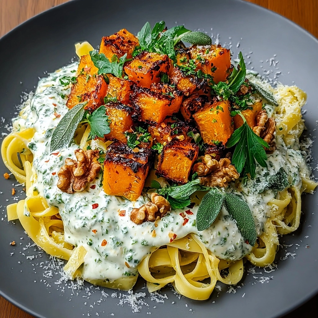 Savory Butternut Squash & Sage Pasta Recipe - Recipe Image