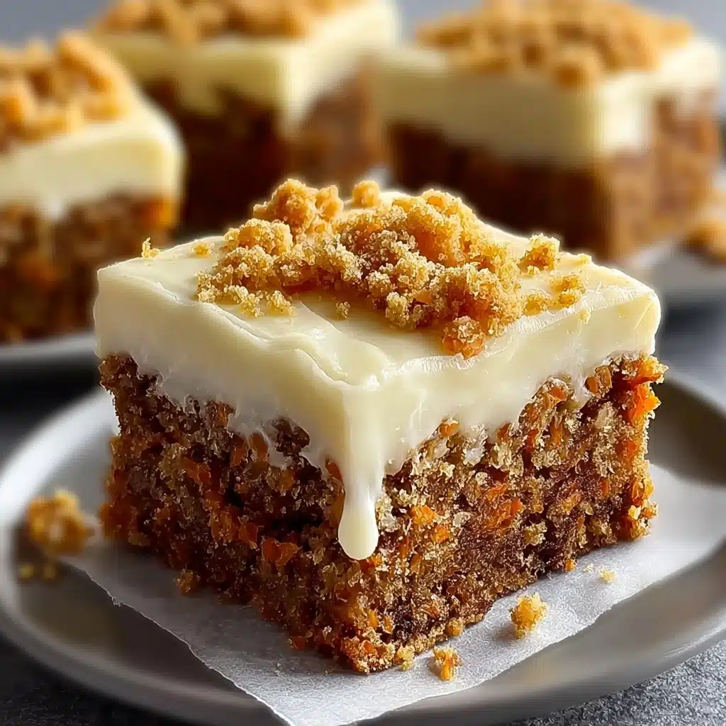 Decadent Carrot Cake Bars Recipe