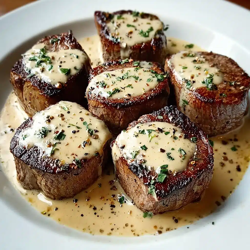 Haunted Bourbon Garlic Cream Steak Recipe - Recipe Image