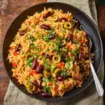 Healthy Mediterranean Rice and Beans Recipe