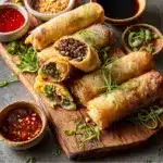 Thai Basil Beef Rolls Recipe
