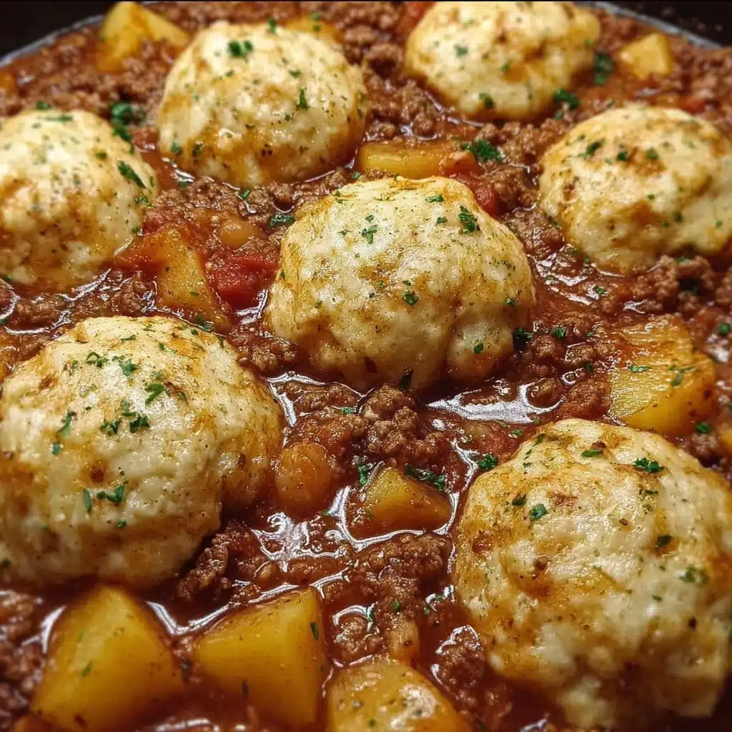 Hearty Ground Beef and Dumplings Recipe - Recipe Image