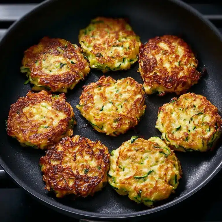 Healthy Zucchini Fritters Side Dish Recipe