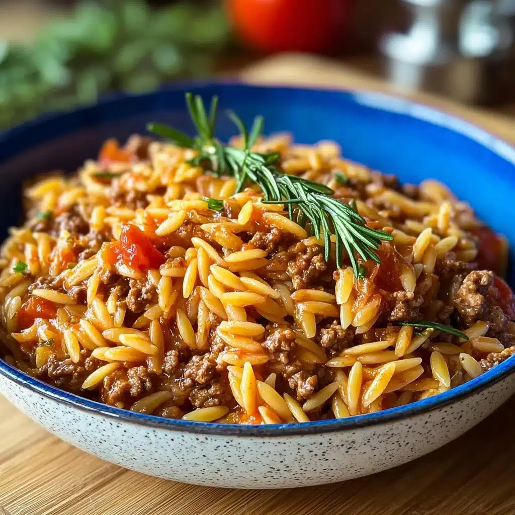Ground Beef Orzo Recipe