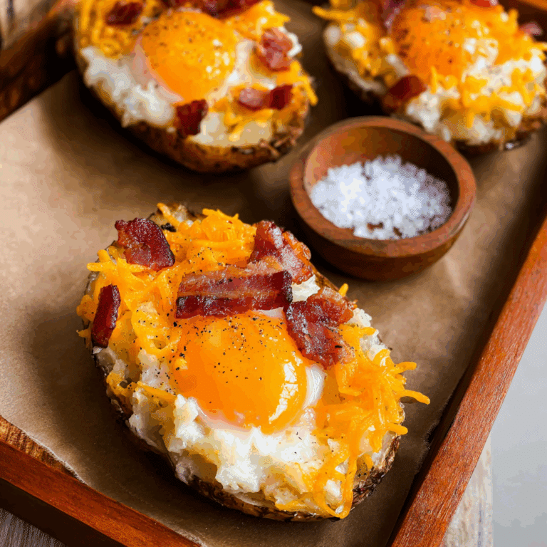 Twice Baked Breakfast Potatoes Recipe