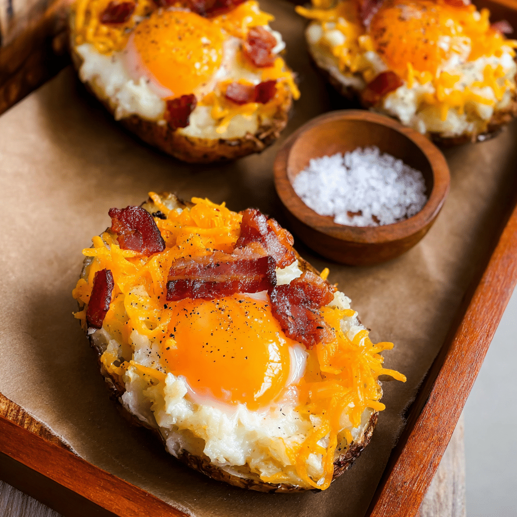 Twice Baked Breakfast Potatoes Recipe