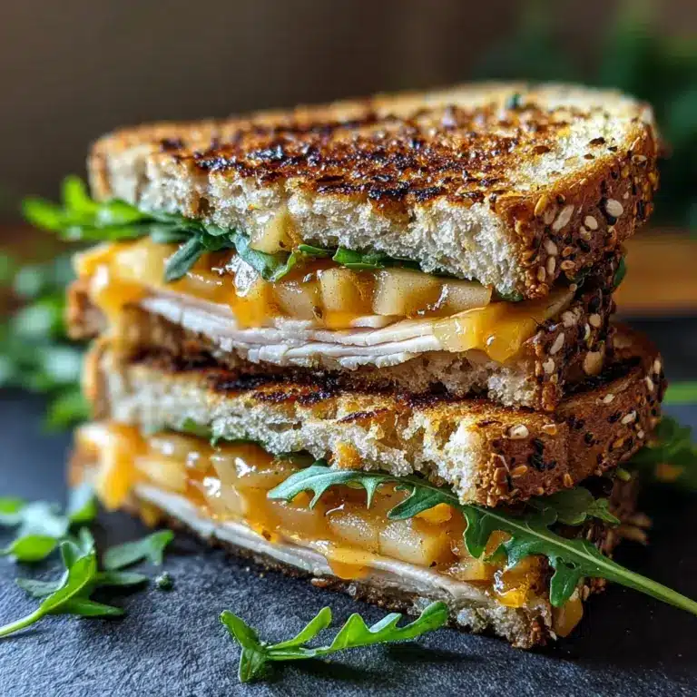 Apple Cheddar Turkey Panini Recipe