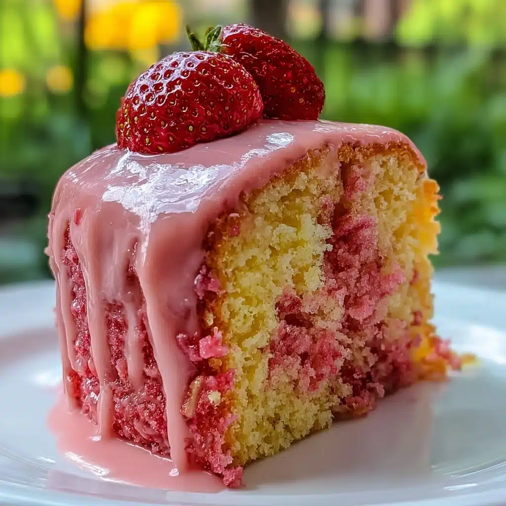 Strawberry Honeybun Cake Recipe - Recipe Image