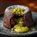 Pistachio Chocolate Lava Cakes Recipe