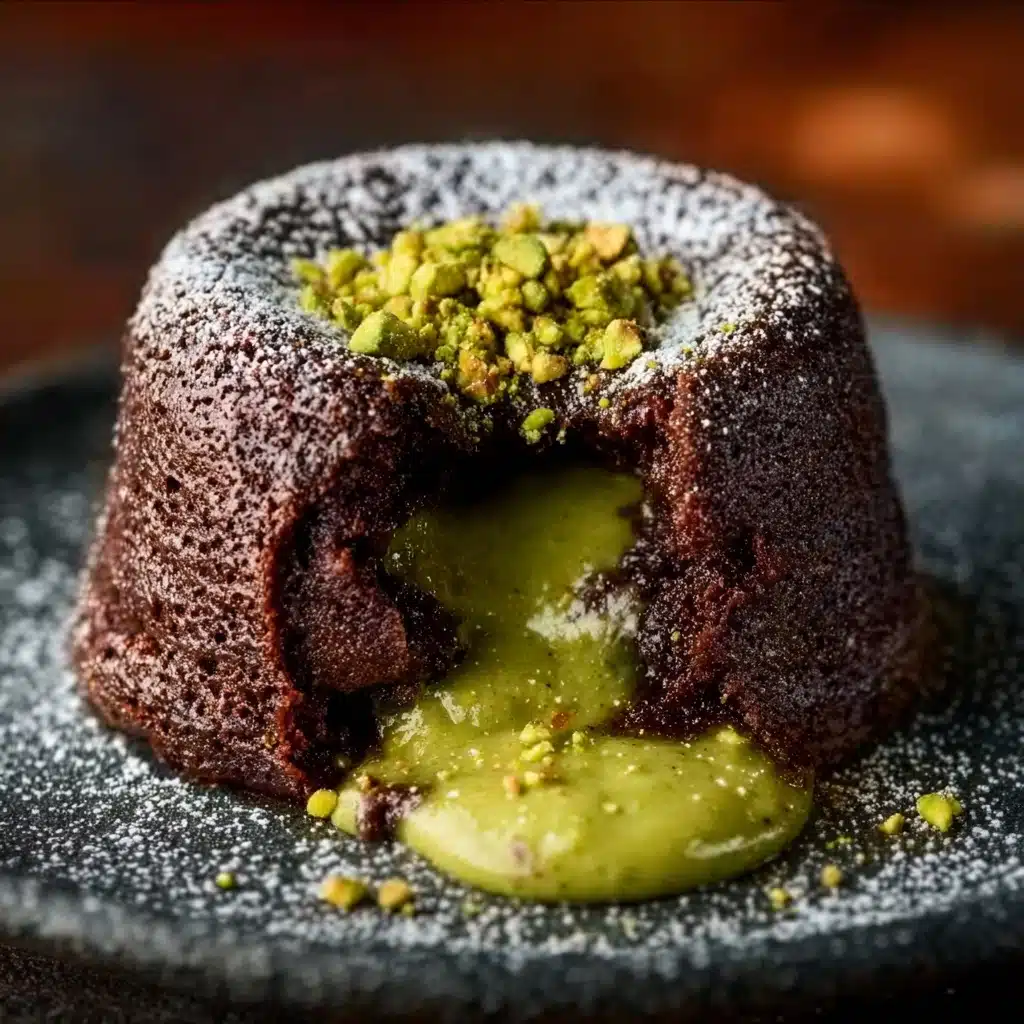 Pistachio Chocolate Lava Cakes Recipe - Recipe Image