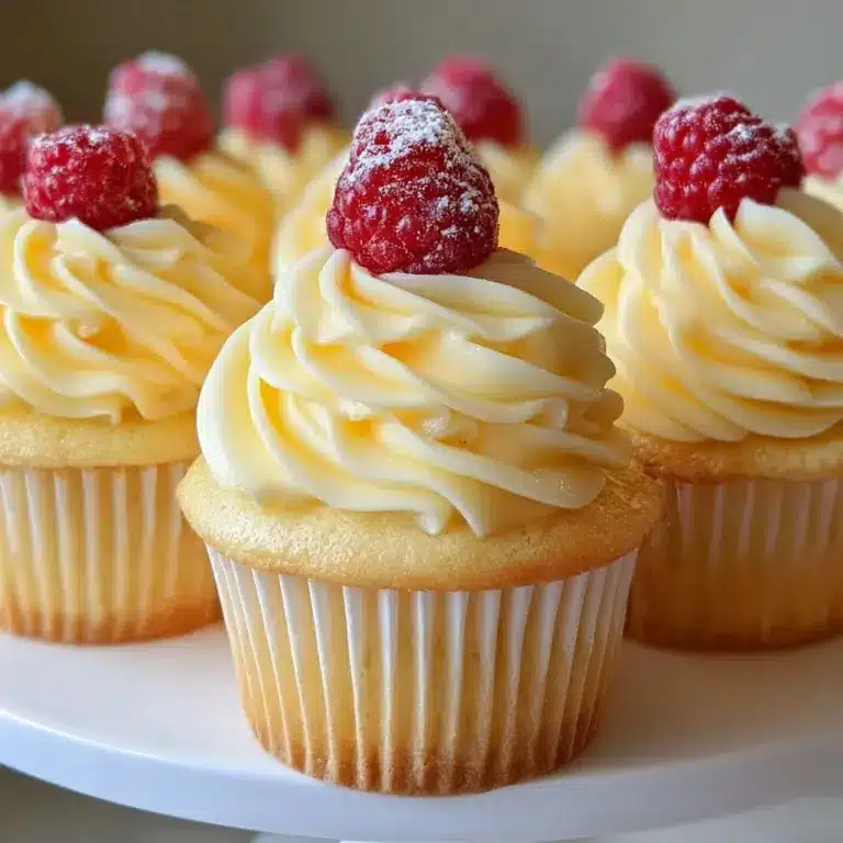 Raspberry Lemon Heaven Cupcakes Recipe