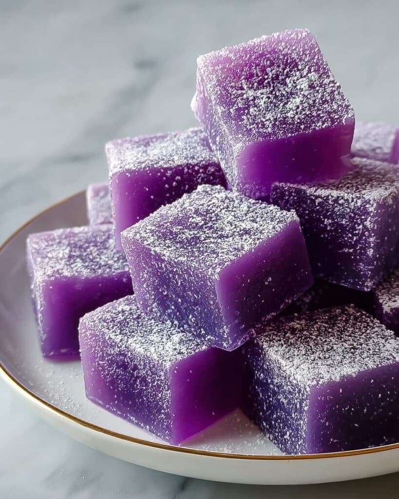 Hawaiian Butter Mochi with Ube Recipe