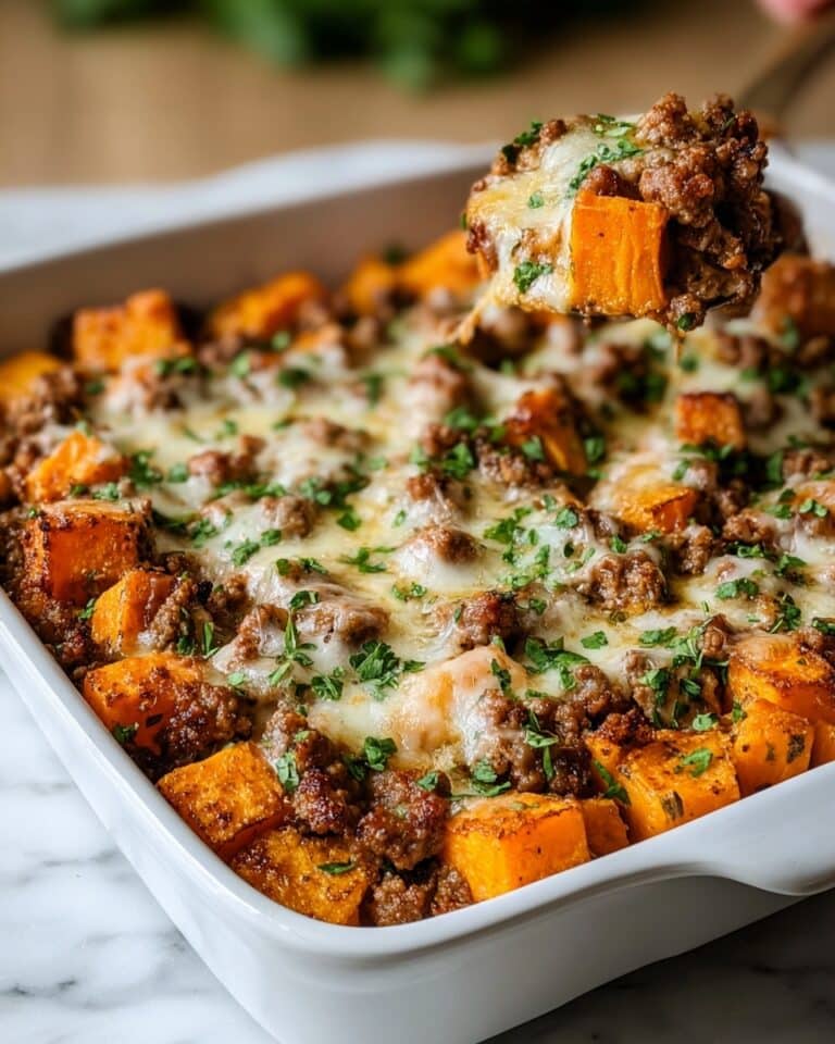 Ground Turkey Sweet Potato Bake Recipe