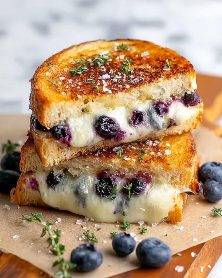 Crispy Blueberry Grilled Cheese Recipe