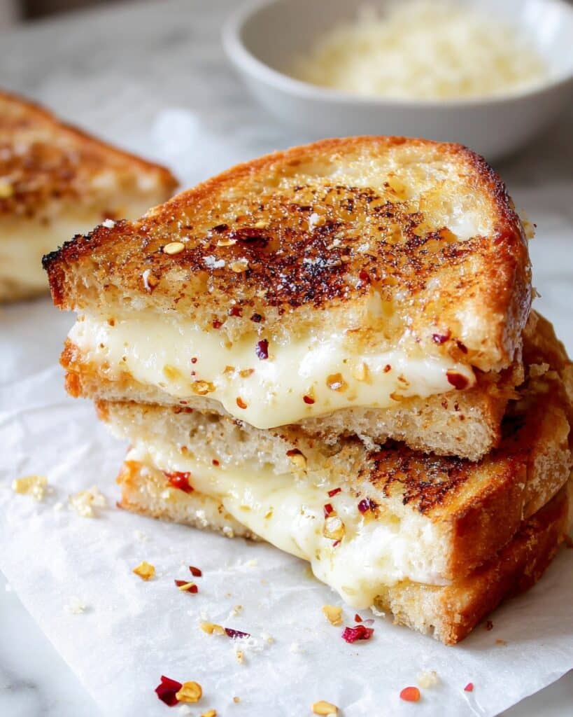 Goat Cheese and Honey Spiced Grilled Cheese Recipe