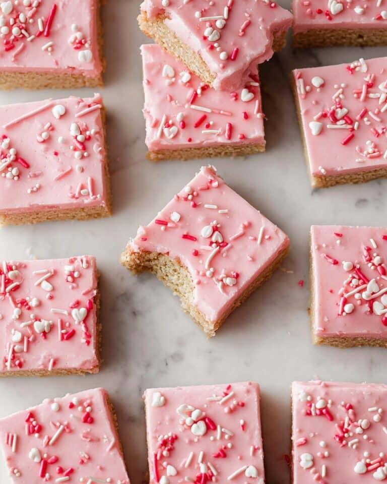 Almond Flour Sugar Cookie Bars Recipe
