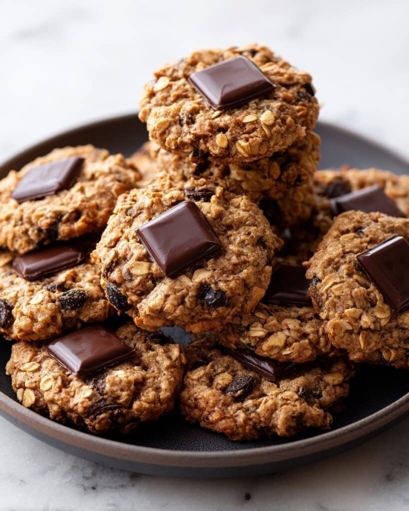 Healthy Sugar-Free Banana Oat Cookies Recipe