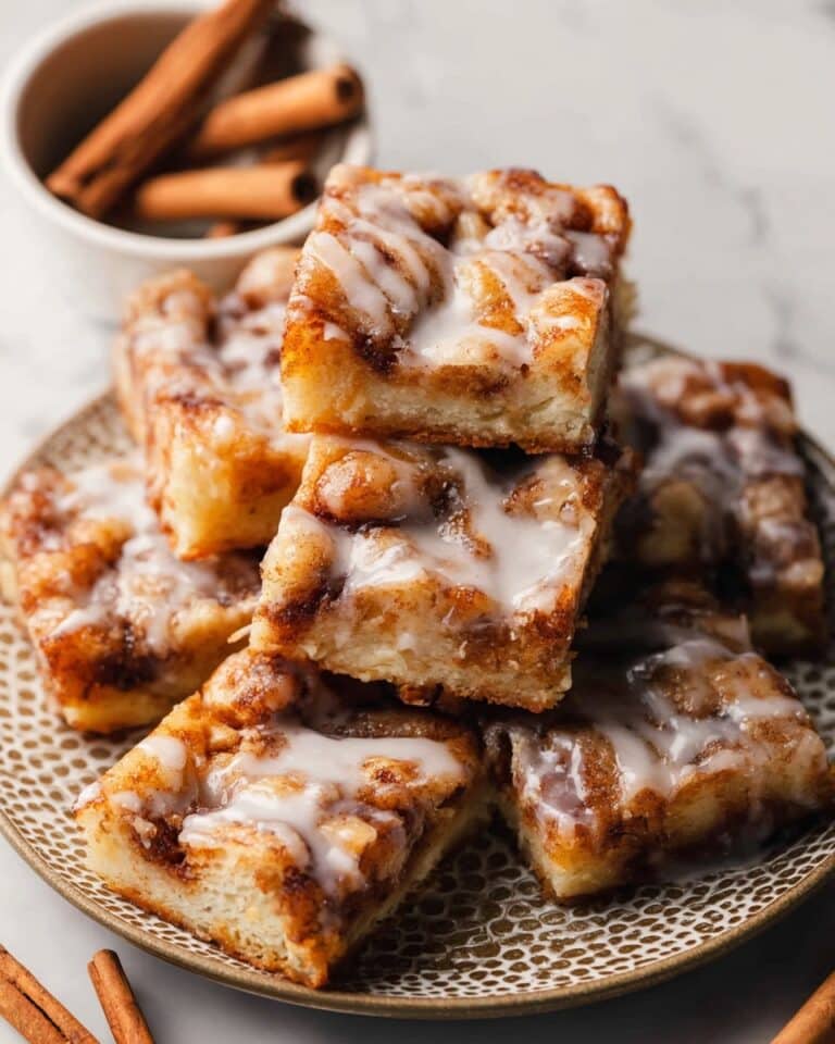 Cinnamon Brown Butter Focaccia with Vanilla Glaze Recipe