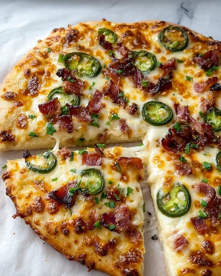 Quick Jalapeno Popper Flatbread Pizza Recipe