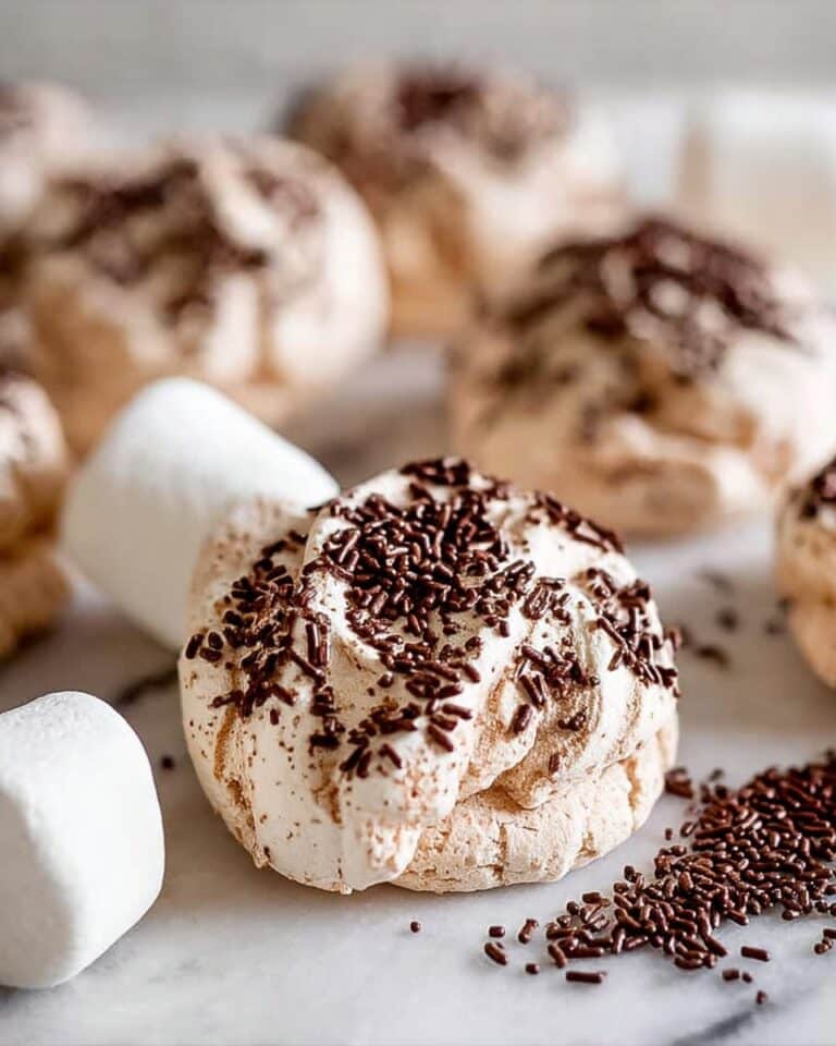 Hot Cocoa Meringue Cookies Recipe