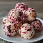 "Strawberry Cheesecake Protein Balls Recipe
