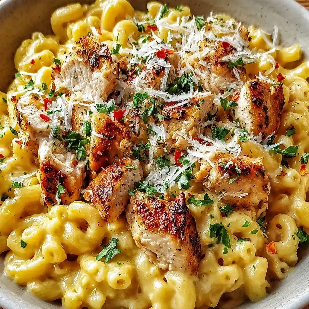 Honey Pepper Chicken Mac and Cheese Recipe - Recipe Image